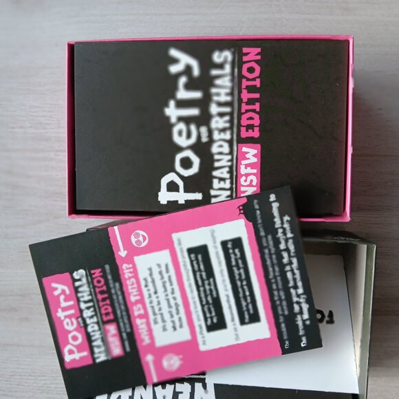 New Exploding Kittens Poetry for Neanderthals NSFW Edition Party Game 17+ Gift - Picture 7 of 13